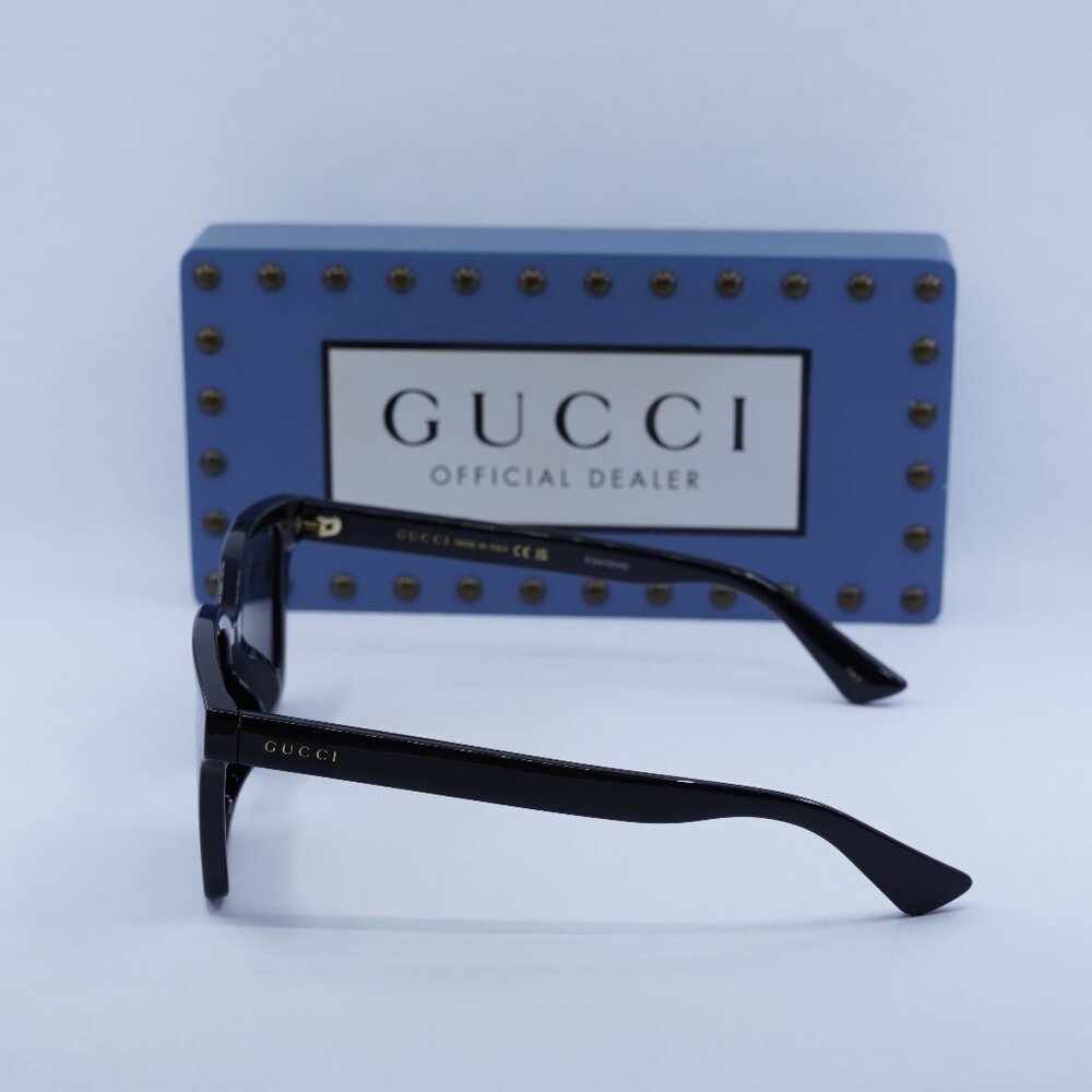 Final Price! Gucci GG1582SK 001 Black Grey Sunglasses - Picture 7 of 10
